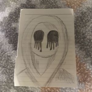A creepy drawing
